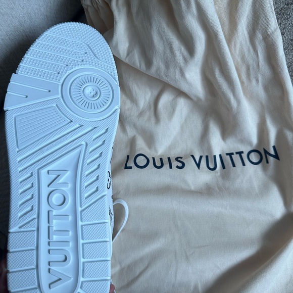Louis Vuitton Monogram White and Black Sneakers